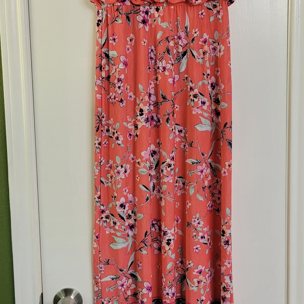 Trixxi Pink Floral Casual Dress